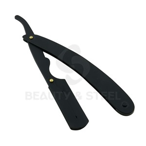 Full Metal Folding Shavette <b>Razor</b> Silver Stainless Steel Single Edge Blade Holder for Master Barbers and Salons - Product Image 4