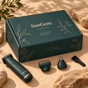 กล่องกระดาษลูกฟูกแบบกำหนดเอง SunGene Grooming Grove สำหรับชุดอุปกรณ์กรูมมิ่งไฟฟ้า - Product Image 2