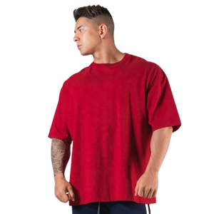 T-shirt de sport pour homme, coupe ample, manches courtes, extensible, respirant, pour l'entraînement et la performance sportive - Product Image 2