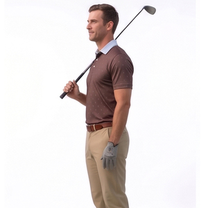 Polo de golf personnalisé pour hommes, vente en gros, design personnalisé, polo de golf sublimé, polo de golf à manches courtes pour hommes - Product Image 4