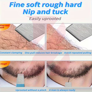 Outils de beauté, produit personnalisé, logo personnalisé, pinces à sourcils en acier inoxydable, pointe inclinée, outil d'épilation pour salon - Product Image 3