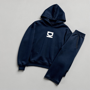 Conjunto Deportivo Informal de Felpa de Algodón para Hombre, Conjunto de Jogging Profesional para Entrenamiento, Tela Suave, Diseño Personalizado - Product Image 1