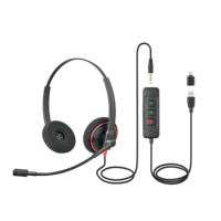 Auriculares con Cancelación de Ruido, Auriculares para Call Center con USB de 3.5 mm