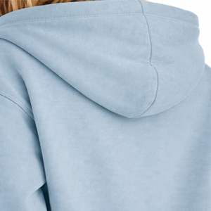 Sweat à capuche zippé uni pour femme en molleton de coton premium avec poches avant – Sweat à capuche zippé durable pour femme - Product Image 6