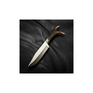 Cuchillo de Caza de Hoja Fija Hecho a Mano por PAK ENTERPRISES con Mango de Asta de Ciervo, Hoja de Acero Inoxidable, Cuchillo de Supervivencia para Campismo al Aire Libre - Product Image 6