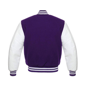 Wholesale <b>men</b> custom baseball Letterman varsity jacket 100% Woolleather made Varsity Jacket for <b>Men</b> - Product Image 4