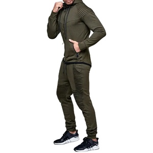 Custom <b>Tracksuit</b> for Men High Quality Wholesale Men Casual Jacket+Pants Jogging Men's Sport Suit - Product Image 3