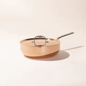 Frying <b>Pan</b> In Stainless Steel Copper Exterior Frying <b>Pan</b> Deep Wall Cooking <b>Pan</b> For Professional Restaurant Stovetop Searing - Product Image 3