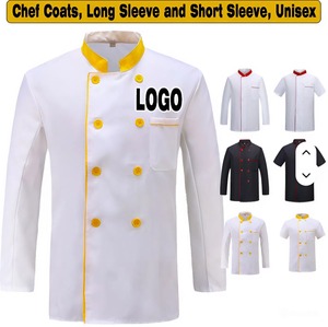 เสื้อเชฟแขนยาวสำหรับบุรุษและสตรี ไซส์พลัส สำหรับโรงแรม ร้านอาหาร ครัว ร้านเบเกอรี่ โรงอาหาร ทำอาหาร และอบขนม - Product Image 4