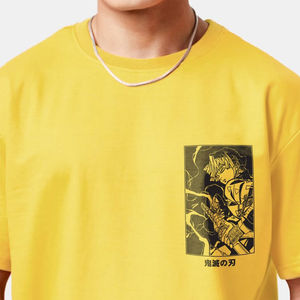 Camiseta de punto oversize para hombre, diseño personalizado de alta calidad, estilo moderno, fabricada en fábrica, con estampado de lavado ácido, transpirable, de outlet. - Product Image 6