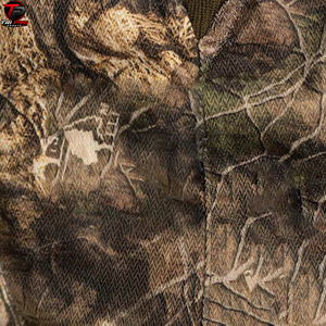 Salopette de chasse pour hommes, camouflage de zone humide, avec fermeture éclair centrale intégrale sur le devant, panneau de poitrine haute et poches latérales sur les cuisses - Product Image 6