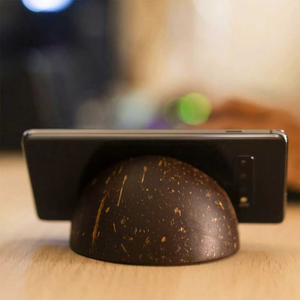 Soporte para Móvil de Cáscara de Coco Natural al por Mayor, Soporte Único para Exhibición de Teléfonos Móviles, Decoración Económica para el Hogar de Vietnam - Product Image 3