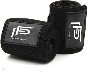 High Quality Gym Wrist Wraps with Adjustable Elastic Straps for Weightlifting and Fitness <b>Training</b> - Product Image 6
