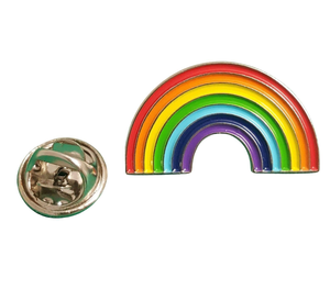Pin de Solapa Personalizado con Diseño de Arcoíris LGBT, Orgullo <span class=keywords><strong>Gay</strong></span>, Lésbico, Bisexual y Transgénero, Pin de Metal Esmaltado Colorido con Dibujos Animados para Mujeres - Product Image 1