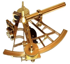 Livraison en laiton plaqué or Sextant allemand Sextant moderne premium fait à la main en laiton Sextant pour la décoration de la maison et de l'hôtel quantité minimale de commande - Product Image 1