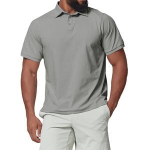 Camiseta Polo Deportiva de Secado Rápido, con Logotipo Personalizado, de Spandex y Poliéster, Sensación Fresca, Manga Corta, Absorbe la Humedad - Product Image 1