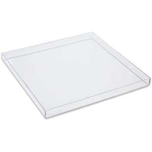 Minimalist Acrylic Display Serving Storage Tray For Tea Coffee Breakfast <b>Clear</b> Lucite Tray For Vanity & Coffee <b>table</b> decor - Product Image 2