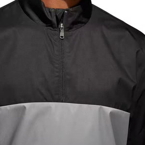 Men Short Sleeve Half-Zip <b>Sport</b> <b>Jacket</b> Color Blocking Lightweight Quick Dry Polyester <b>Summer</b> Outdoor Wear - Product Image 6