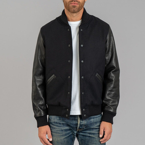 Chaqueta Universitaria Personalizada de Lana con Bordado Chenille de Algodón Pesado - Product Image 1