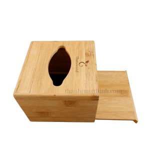 Caja Cuadrada de Bambú Thatuwood con Logotipo Grabado con Láser, Almacenamiento Ecológico para el Hogar - Product Image 5