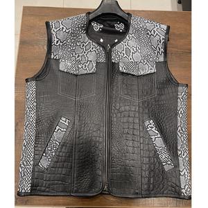 Trending Premium <b>Leather</b> Motorcycle Riding Vest Windproof Waterproof Breathable Plus Size Racing Safety Men Custom Available - Product Image 1