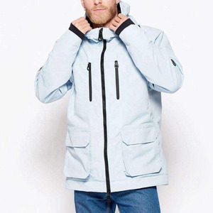Traje de Nieve Personalizado para Hombre, Color Azul Claro, de una Pieza, con Capucha, para Esquí y Snowboard, Impermeable, Resistente al Viento, para Invierno, al Aire Libre, Traje de Nieve Completo - Product Image 6