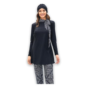 High Quality <b>Modest</b> Workout <b>Sets</b> for Muslim Women Full Coverage Gym Training Activewear All Seasons Regular Fit Solid Pattern - Product Image 1