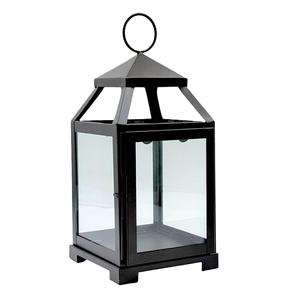 Farol Colgante Negro Hecho a Mano de Estilo Antiguo para Jardín y Interiores, Tendencia Actual, Personalizable en Tamaño y Forma - Product Image 2