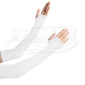 Mangas de Compresión Largas Unisex Personalizadas para Protección Solar y Refrigeración, Transpirables, de Spandex/Nylon, para Ciclismo, Fútbol, Voleibol - Product Image 4