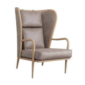 Sillón Moderno de Madera Tapizado con Cojín para Hotel, Sala de Estar o Recepción - Product Image 3