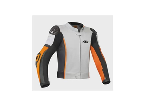 Blouson de course MotoCP en cuir de vachette pour homme – Équipement de vitesse et de piste haut de gamme sur mesure, certifié CE Niveau 2 - Product Image 1