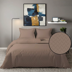 Juegos de Ropa de Cama Jacquard con Relieve, 3 Piezas, 4 Piezas, 6 Piezas, Ropa de Cama de Lujo, Suave y Cómoda, Perfecta para Hogares, Hoteles y Habitaciones de Huéspedes - Product Image 1