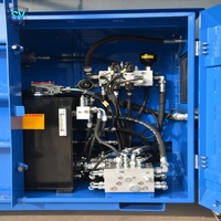 Plateforme de travail à ciseaux tout-terrain, élévateur hydraulique diesel avec une hauteur de travail de 22 m, capacité de 1000 kg pour les travaux en altitude