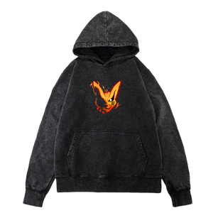 Factory Custom High Quality Oversize Street Wear DTG Print Drop Shoulder Pullover Trendy Hoodie Soft Cotton Fleece Custom Hoodie - Product Image 5