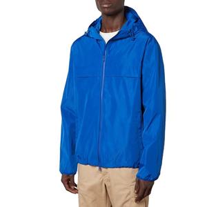 Chaqueta cortavientos transpirable de moda informal ligera de talla grande para hombre, Anorak impermeable, decoración bordada, resistente al agua - Product Image 1