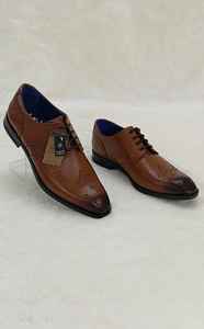 Zapatos Formales de Negocios para Hombre, de Piel Genuina, con Cordones, Punta en Pico, Impermeables y Antideslizantes - Product Image 5