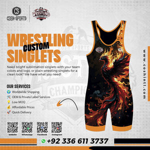 Nuevo Diseño de Primera Calidad, Singlet de Lucha Libre para Hombres y Mujeres, Ropa de Lucha de Alta Calidad, Singlet de Lucha Libre Sublimado en Oferta - Product Image 6