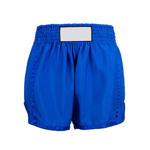 กางเกงมวยไทยโลโก้สั่งทำ บริการ OEM กางเกงมวยไทยสีพื้นขายดี ปี 2026 - Product Image 1