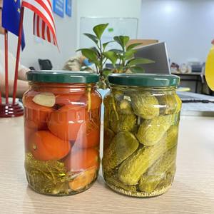 Tasty Best Selling Natural <b>Pickled</b> Assorty Whole Unpeeled Cucumber and Tomato Packed in Various Size <b>Jar</b> - Product Image 3
