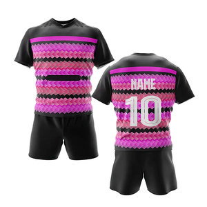 Uniformes de rugby pour hommes de haute qualité, prix de gros super avantageux, fabriqués en 100 % polyester, confortables. - Product Image 3