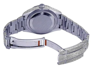 Personalizado VVS Moissanite Diamante Acero inoxidable Automático Iced Out Reloj de pulsera Hip Hop Personalizado Moda de lujo al mejor precio - Product Image 5