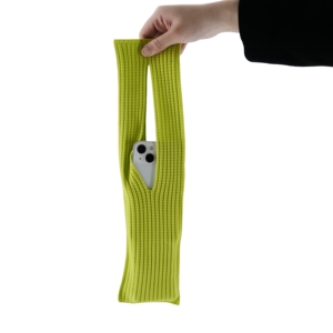Sacs à télé<span class=keywords><strong>phone</strong></span> portable en tricot écologiques de couleur unie, faciles à transporter, légers, nouveau style, poche pour télé<span class=keywords><strong>phone</strong></span>, sac bandoulière, tissu doux - Product Image 1