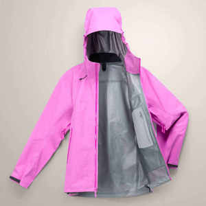 Veste de ski imperméable rose pour femme avec fermeture éclair et technologie Gore-Tex pour les activités hivernales en plein air - Product Image 4