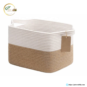 Handmade Jute <b>Basket</b> – Eco Friendly Natural Fiber <b>Storage</b> <b>Basket</b> for Home, Laundry, Kitchen and Decorative Use Wholesale - Product Image 2