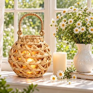 Farol Colgante Esférico Nórdico de Jacinto de Agua, Portavelas de Cristal para Jardín, Decoración del Hogar - Product Image 4