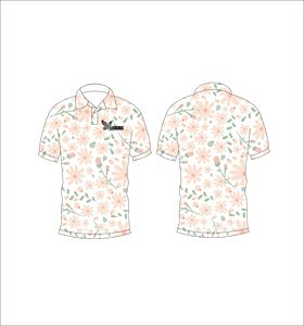 เสื้อโปโลลายพิมพ์พฤกษศาสตร์ เสื้อกอล์ฟสั่งทำพิเศษ แขนสั้น น้ำหนักเบา สวมใส่สบาย เหมาะสำหรับทีม ชุดกีฬา - Product Image 1