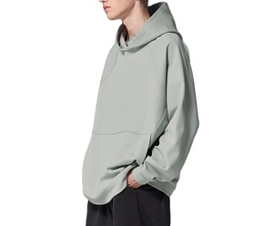 Wholesale Men Hoodies 100% Cotton Fleece Drop Shoulder Style Fitting Custom GSM for Casual Wear Sweatshirt - Product Image 6