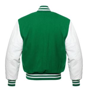 High-Quality Men's Wool <b>Leather</b> Varsity <b>Jacket</b> - Durable, Soft, and Ideal for Casual Wear and Fashionable Look - Product Image 2
