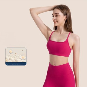 ชุดกีฬาโยคะสำหรับผู้หญิง แบบซัพพอร์ตสูง เสื้อชั้นในแบบไหล่เดียว - Product Image 4