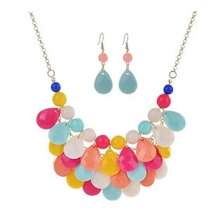 Collar de cuentas de resina de Ángel hermoso pulido alto personalizado para mujer accesorio de moda hecho a mano de lujo de la mejor calidad - Product Image 1